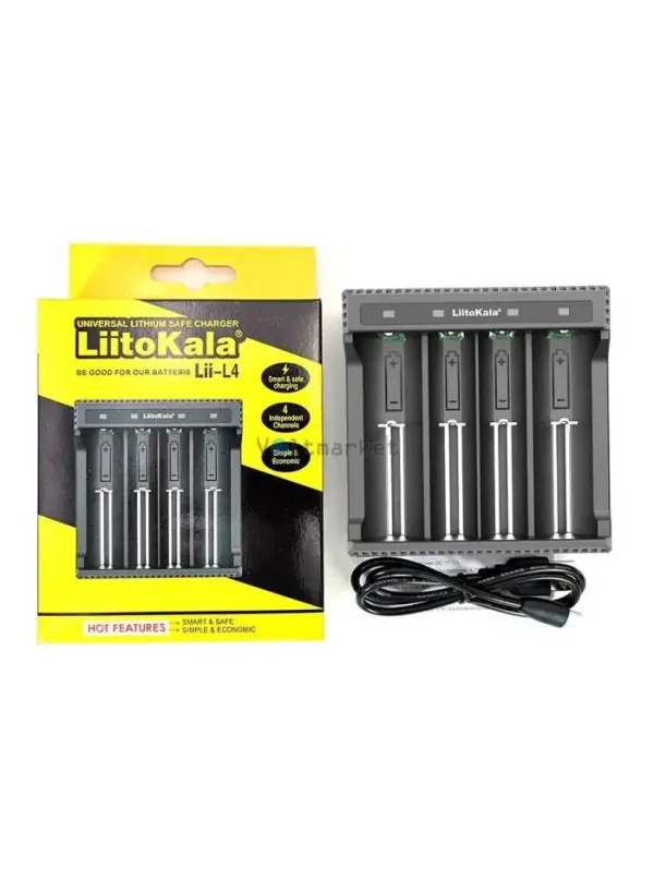 Зарядний на 4 акумулятори LiitoKala Lii-L4 (універсальний)