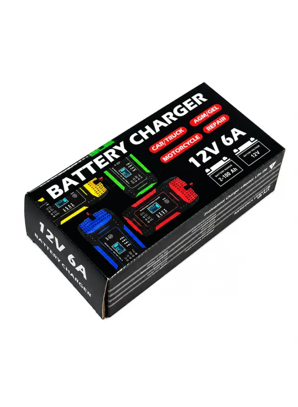 Зарядне для гелієвих кислотних акумуляторів 12V 6A