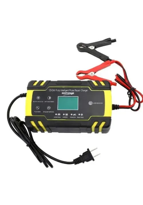 Импульсное умное зарядное для аккумуляторов 12V 8A - 24V 4A ANHTOZYX