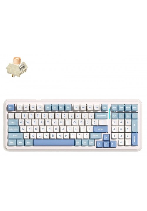 Клавіатура MCHOSE K99 V2 RGB Mechanical Icy Creamsicle Switch Wireless (MC-K99V2-4) Sky Blue
