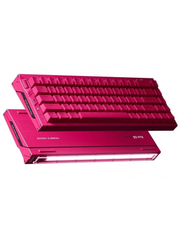 Клавіатура MCHOSE Ace 68 Turbo RGB Mount Tai Magnetic Switch GT (MC-ACE68TURBO-8) Berry Red