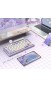 Клавіатура Attack Shark X75 RGB Kailh MX Crystal Switches Wireless (AS-6972792471464-TP-UA) Twilight Purple