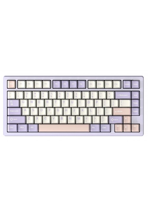Клавіатура Attack Shark X75 RGB Kailh MX Crystal Switches Wireless (AS-6972792471464-TP-UA) Twilight Purple