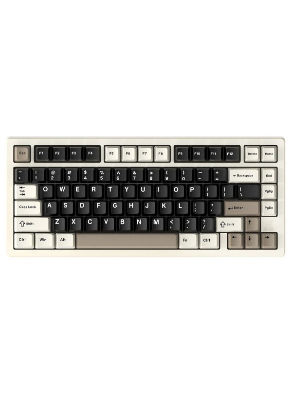 Клавіатура Attack Shark X75 RGB Kailh MX Crystal Switches Wireless (AS-6972792471457-CW-UA) Cheese White