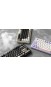 Клавіатура Attack Shark X75 RGB Kailh MX Crystal Switches Wireless (AS-6972792471457-CW-UA) Cheese White