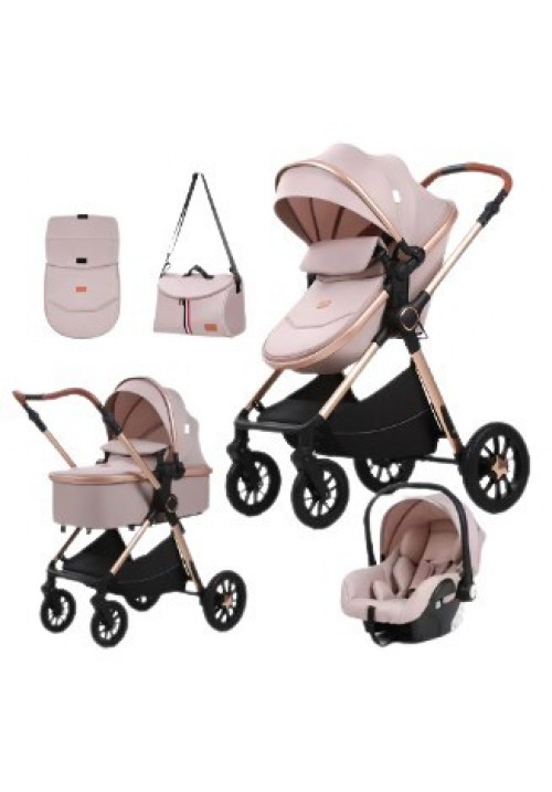 Коляска универсальная 3в1 Kidilo H2D (Khaki beige)