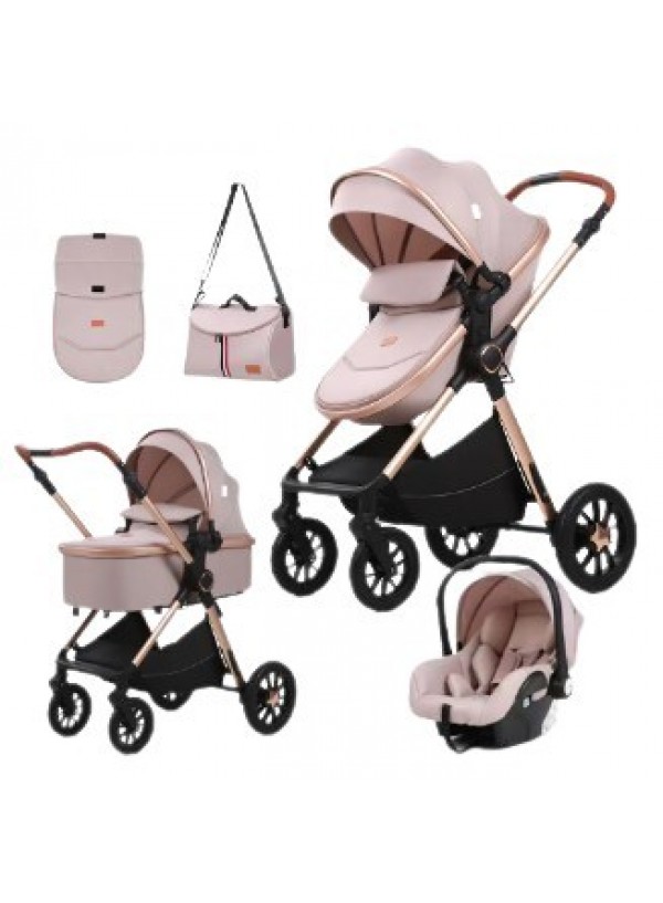Коляска універсальна 3в1 Kidilo H2D (Khaki beige)