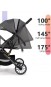 Дитяча коляска прогулянкова 525Baby Grey (сірий)