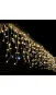 Гірлянда 120 LED Бахрома Теплий білий на прозорому дроті (3.3х0.7 метрів)
