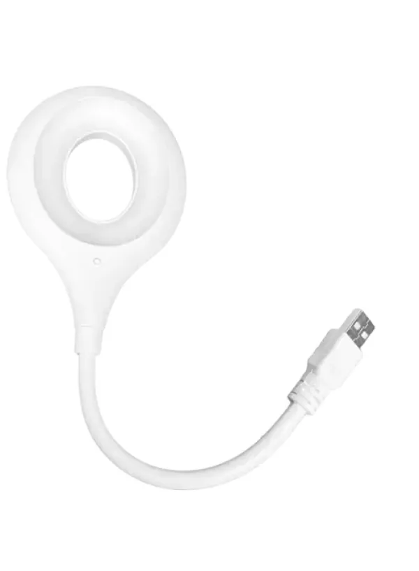USB лампа світлодіодна гнучка 5V/2W (12SMD, працює від повербанку)