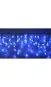 Гірлянда вулична 120 LED Синя Бахрома 5 метрів (від мережі зі з'єднувачами)