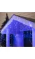 Гірлянда вулична 120 LED Синя Бахрома 5 метрів (від мережі зі з'єднувачами)