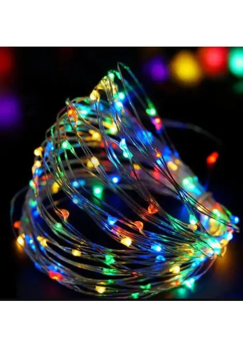 Гирлянда роса (от USB) мультицвет 40 метров 400 LED RGB-988/WW-0688