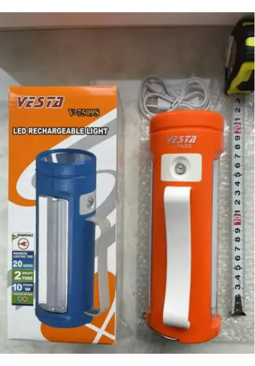 Кемпінговий ліхтар VESTA V-7509S (+сонячна панель)