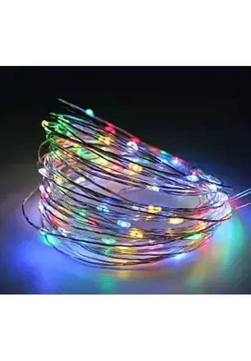 Гирлянда роса (от USB) мультицвет 60 метров 600 LED RGB-989/WW-0692