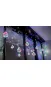 Гирлянда 200 LED шары с дедом морозом (10 шт) 3x1.5 метра Теплый белый (от сети)