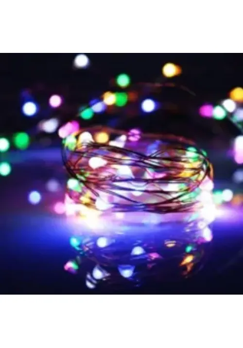 Гирлянда нитка (от сети) мультицвет 20 метров 400LED LU-991/WW-0647