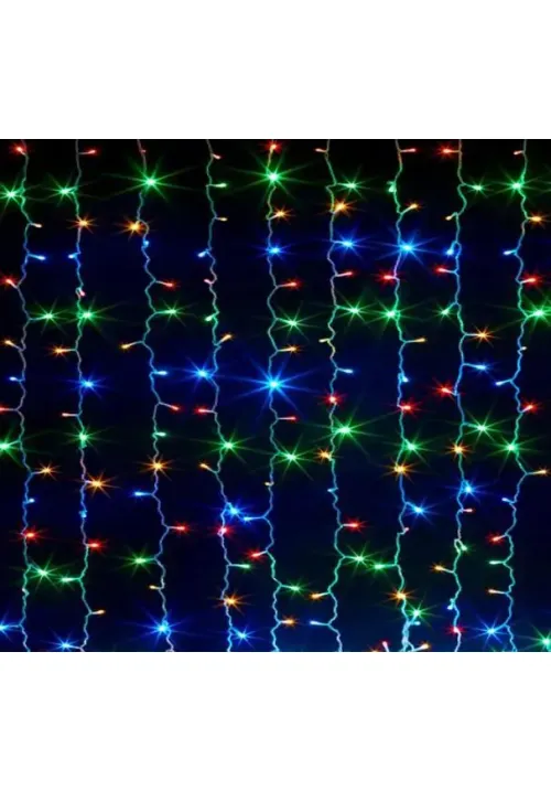 Гірлянда 240 LED мультибарвний водоспад 3х1.5 м (від мережі)