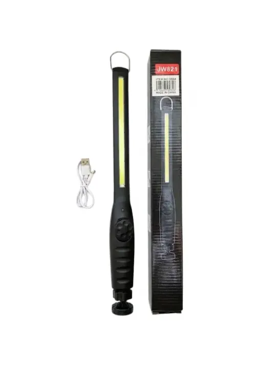 Ручний ліхтар із магнітом microUSB АКБ 18650 JW821 (COB)