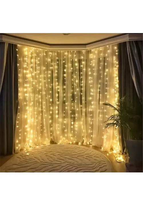 Гірлянда 320 LED теплий білий водоспад 3х2 м (від мережі)