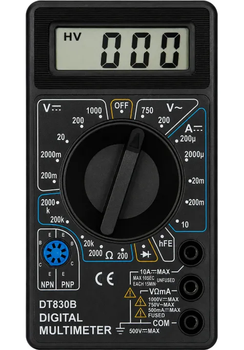 Цифровой мультиметр тестер вольтметр DT-830b 1 сорт Оригинал