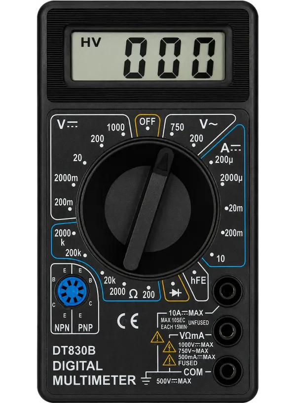 Цифровий мультиметр тестер вольтметр DT-830b 1 сорт Оригінал