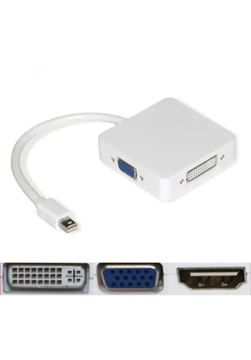 Конвертер miniDisplayPort-HDMI/DVI/VGA