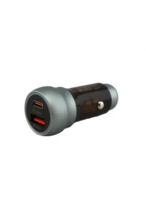 Автомобильное зарядное C-01 (QC3.0 + PD 38W)