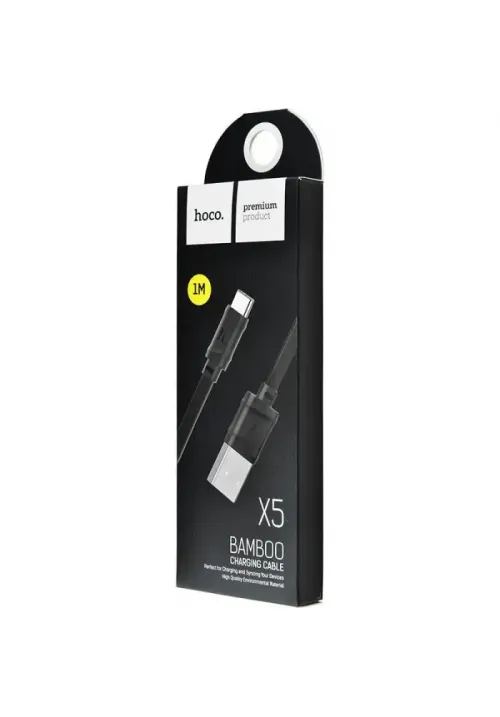 Шнур microUSB Bamboo Hoco X5 1M