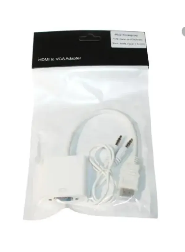Конвертер HDMI-VGA + звук (у пакеті)