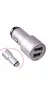 Автомобільне зарядне металеве без упаковки (2USB 1A)