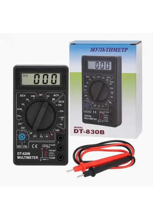 Цифровий мультиметр тестер вольтметр DT-830B 2 гатунок