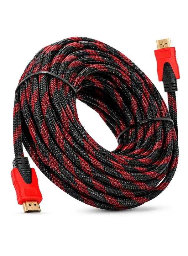 Кабель HDMI-HDMI (10 м) тканинний