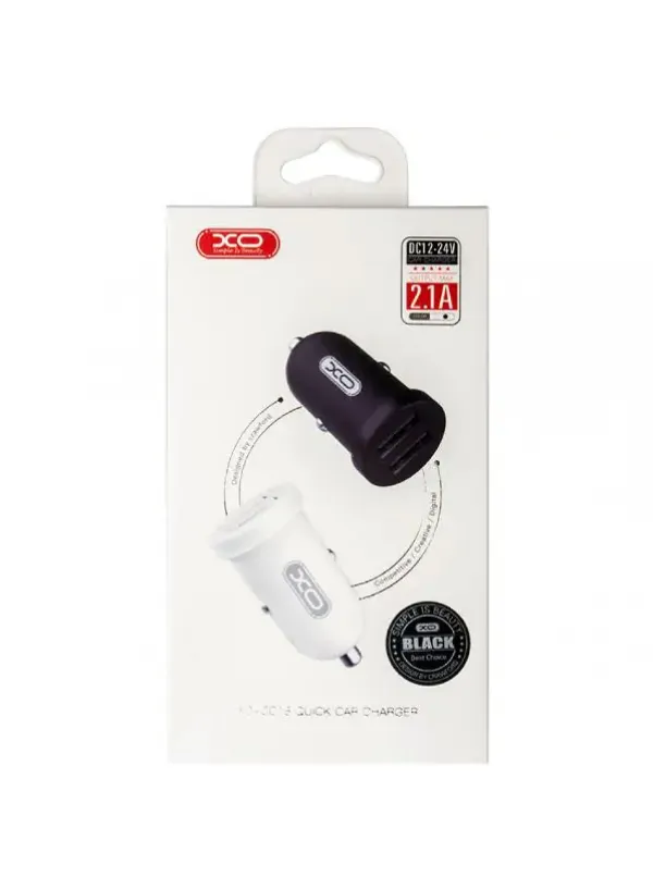 Автомобільне зарядне XO CC18 (2USB)