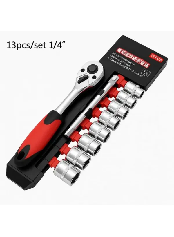 Набір торцевих головок (12шт) з тріскачкою 1/2 Socket Set CR-V JC-8039