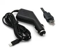 Автомобільне зарядне microUSB (з литим шнуром)