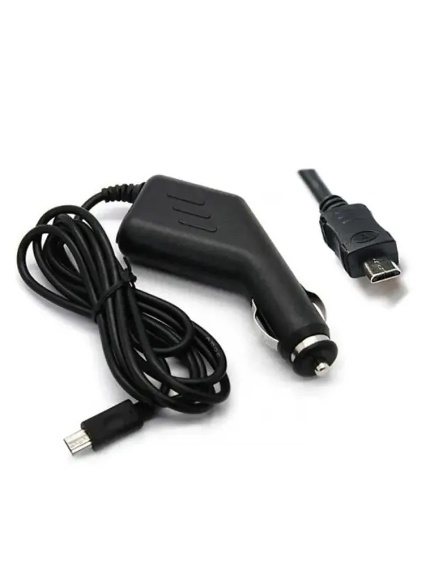 Автомобільне зарядне microUSB (з литим шнуром)