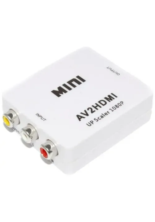 Переходник 2AV-HDMI (в коробке) с питанием