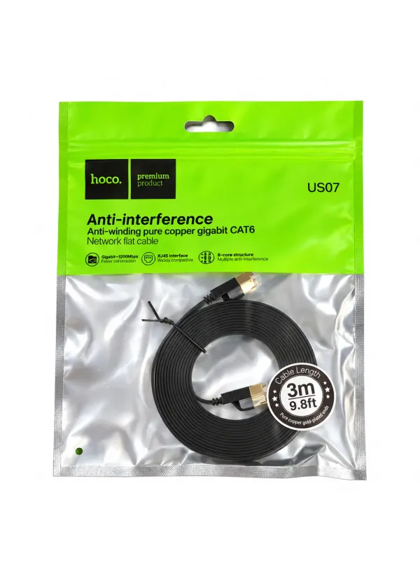 Інтернет кабель LAN Hoco USB07 (3 м)