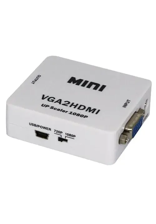 Переходник VGA-HDMI (в коробке) с питанием