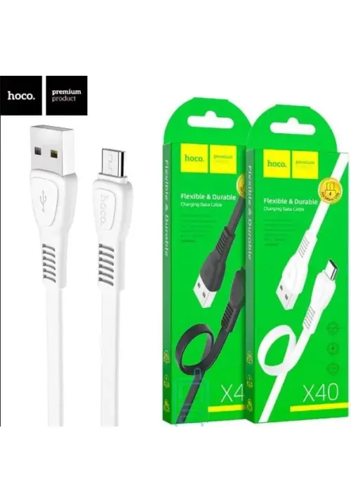 Шнур microUSB Hoco X40 1.2M