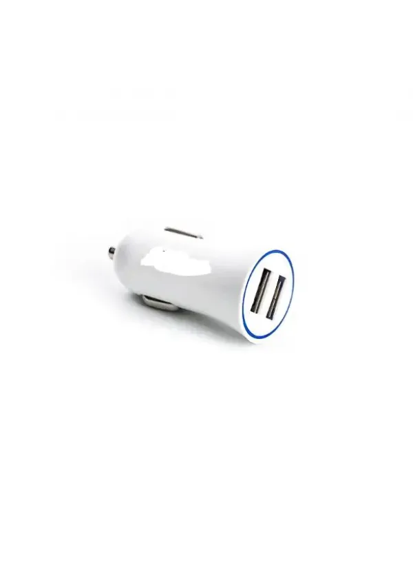 Автомобільний зарядний метал кольоровий (2 USB 1А)