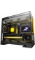 Корпус Geometric Future Model 3F Glass без БП (GEO-M3F-BY) Black/Yellow