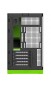 Корпус Geometric Future Model 3 Glass без БП (GEO-M3-BNV) Black/Green