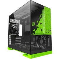 Корпус Geometric Future Model 3F Glass без БП (GEO-M3F-BNV) Black/Green