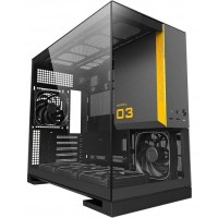 Корпус Geometric Future Model 3F Glass без БП (GEO-M3F-BG) Black/Grey