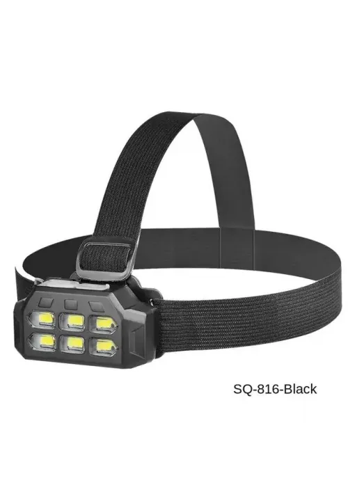 Налобный фонарь с microUSB SQ-816 (4LED)