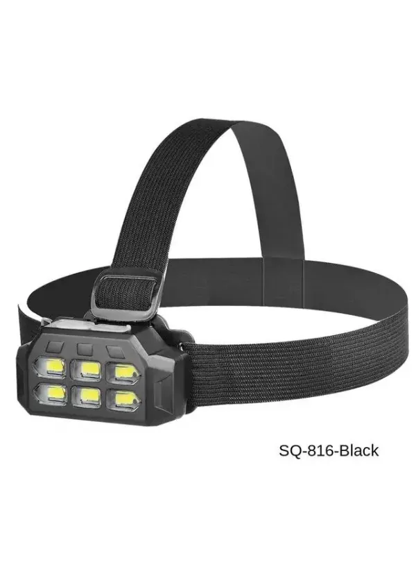 Налобний ліхтар із microUSB SQ-816 (4LED)