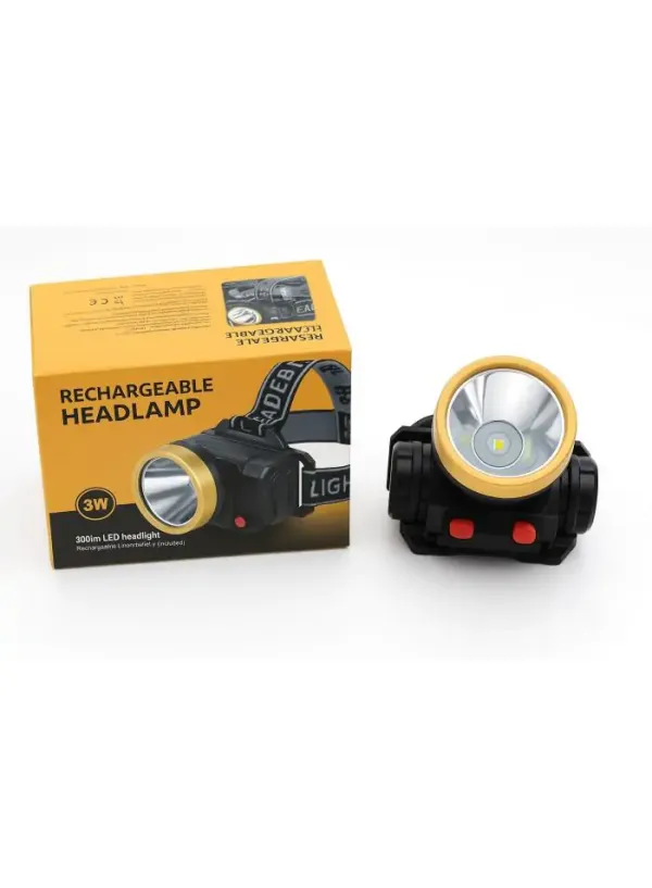 Налобний ліхтар LED + COB 0509-2 COB