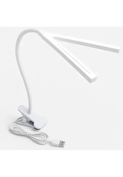 Лампа прищепка настольная гибкая microUSB 919